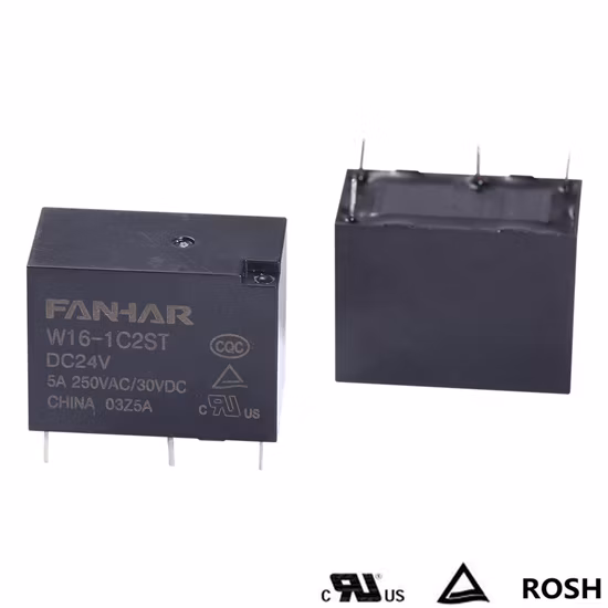 Miniature Size Relay Agsno2 Contact Material for Solar Industrial