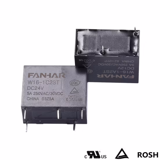 Miniature Size Relay Agsno2 Contact Material for Solar Industrial